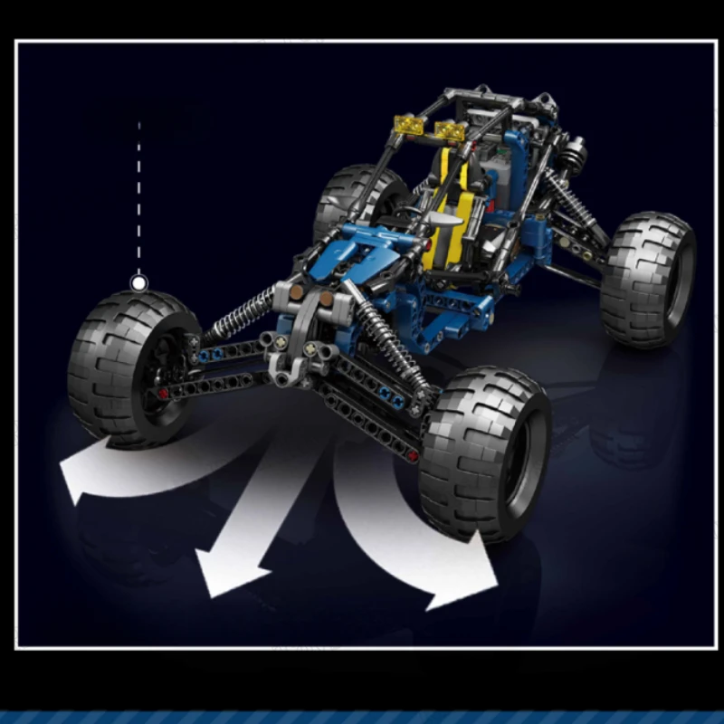 Формовка King 18018S 2024 новый технический автомобиль для скалолазания голубая молния Багги Пластиковые RC игрушки детей строительные блоки Наборы