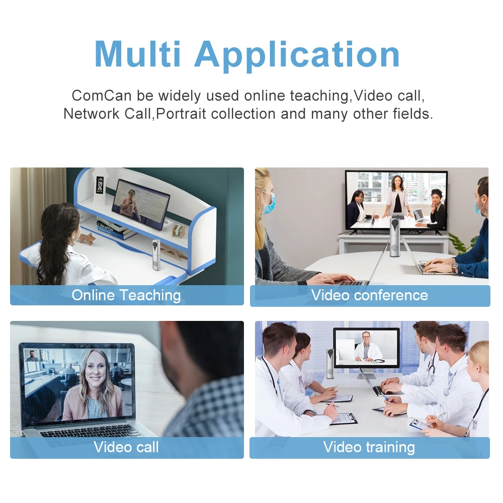 YSX-K8 Level 10 Meeting Portable HD Multi-Device video conference system all in one Camera for Videoconference Telemedicine