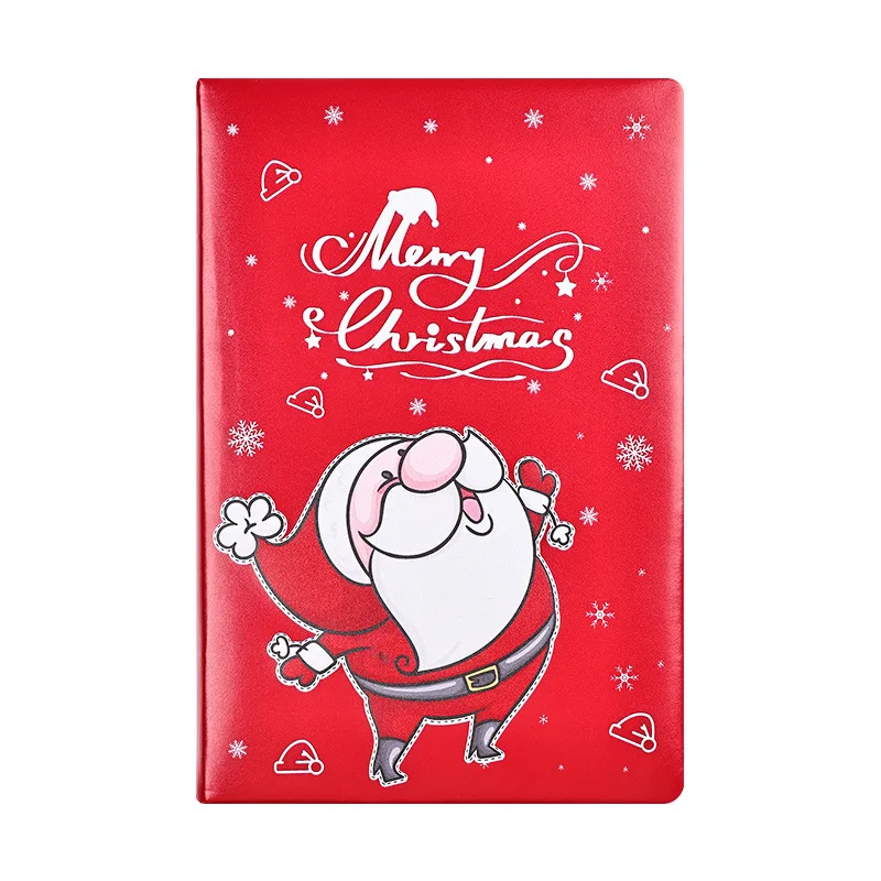 Wholesale Christmas Cartoon Notepad Hardcover Diary Hardcover Prizes Stationery Book A5 Notebook Gifts Male and Female Students