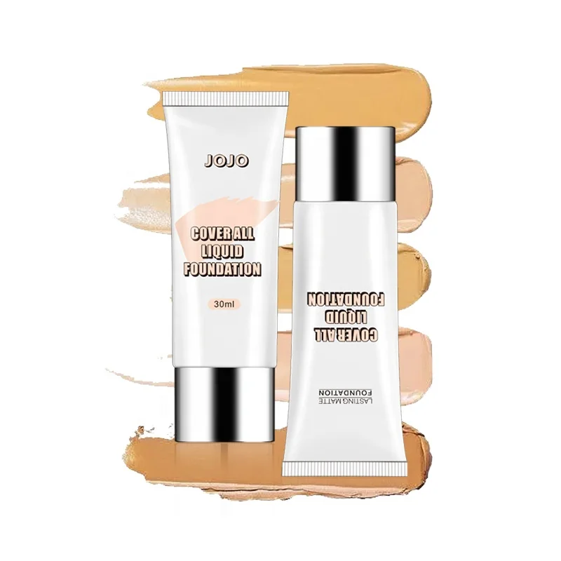 OEM изготовленный на заказ логотип 15 оттенков кисточка для жидкого тонального крема долговечностью Водонепроницаемый уход за кожей лица тональный крем