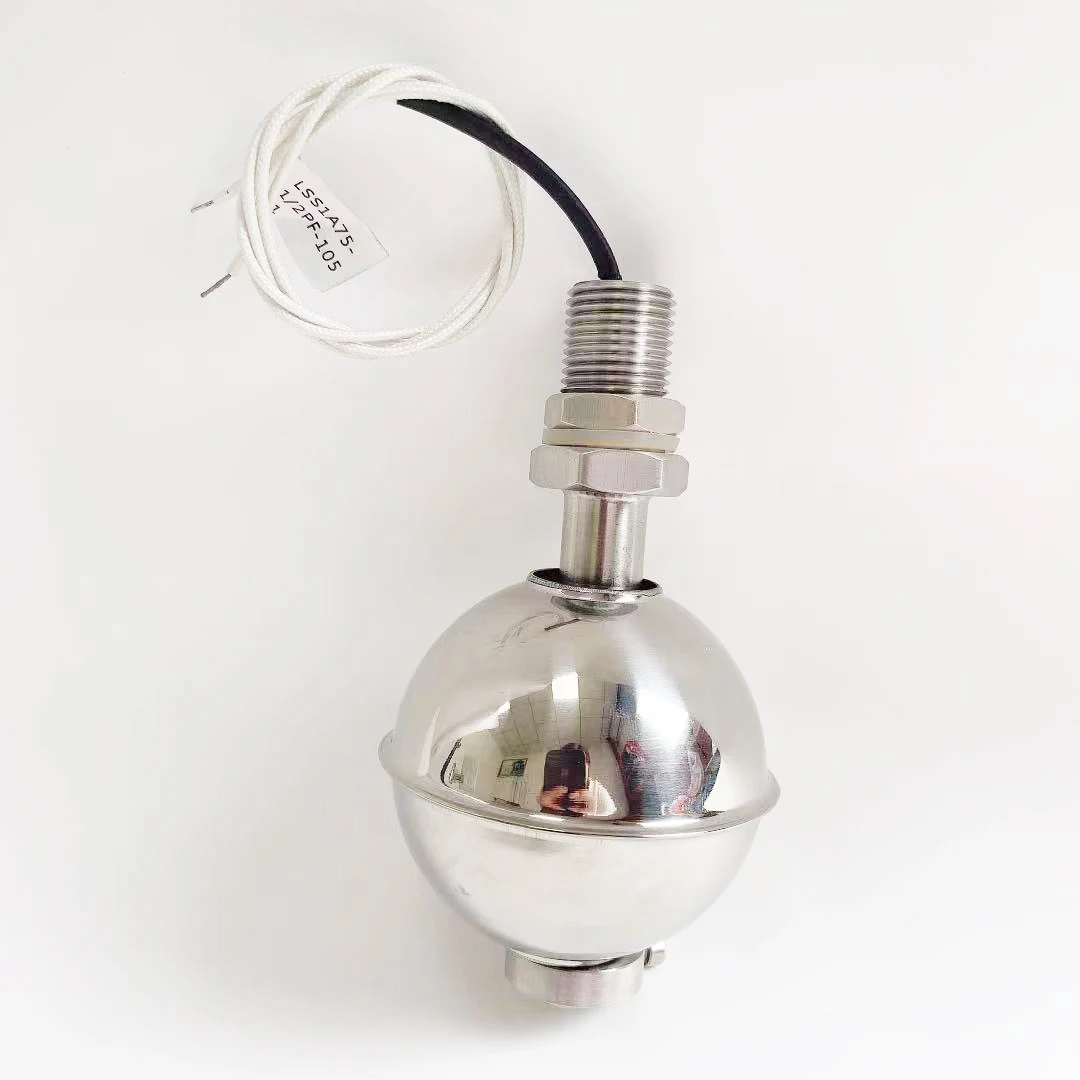 Vertical Installation  Stainless Steel Magnetic Float level Sensors Float Switch Sensor