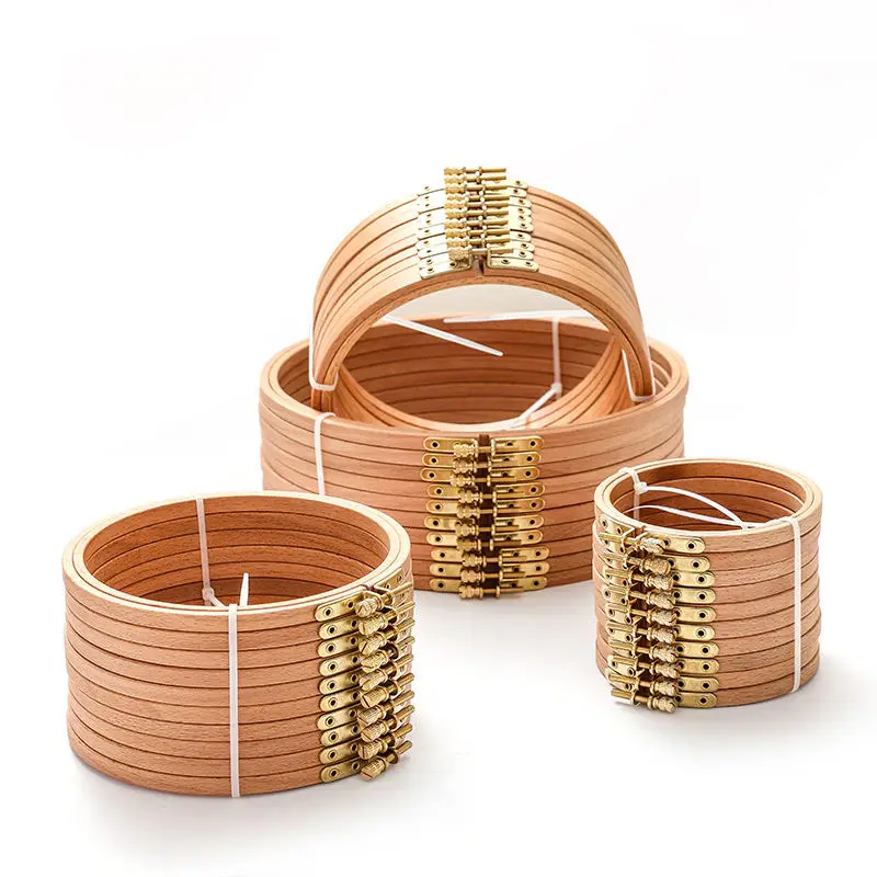 Лидер продаж круглая вышивка крестиком обруч для шитья бамбуковая рамка вышивки