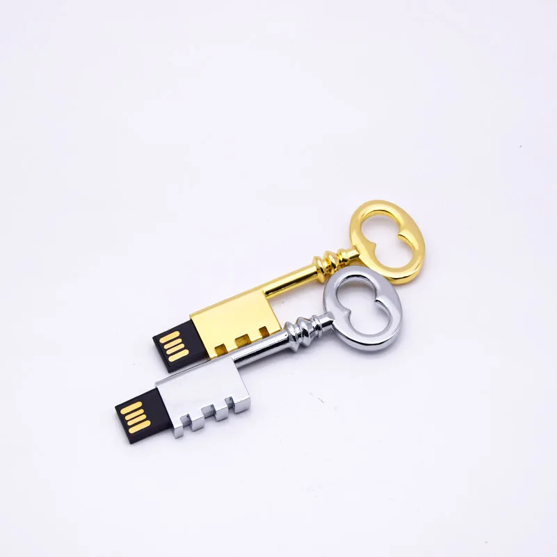 Высокое качество Новинка ключ USB флэш-накопитель в форме классический мини металлический флэш-накопитель USB в ретро-стиле в форме ключа memory stick