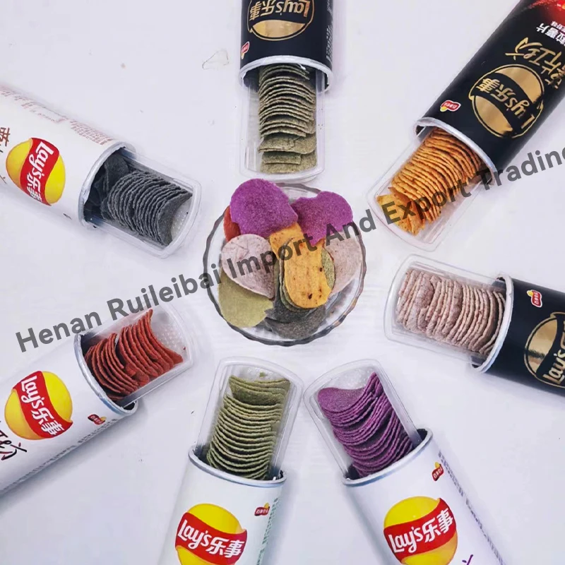 Wholesale lays Crisps Workshop 104g canned Office Christmas gifts Student snacks Cheap casual catch-up snacks