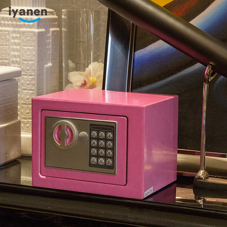 High security cheap price smart intelligent metal material safe box digital hotel electronic safety box safes