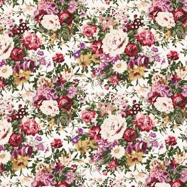 Hot Sale of Liberty London Fabric Tana Lawn with Digital Print Organic Cotton Fabric for Dresses