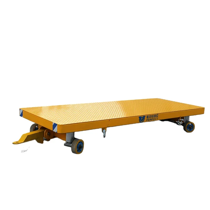 tractor towable wagon self propelled trolley for manufacturing industry 25t