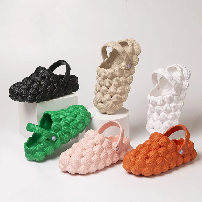 Amazon Sole Slippers Thick Bottom Cork Slipper for Men Bubble Sandals Slipper Comfort Slip on EVA Flat Shoes