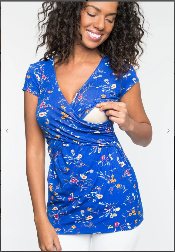 Женские блузки для беременных и кормящих мам для беременных с длинными рукавами грудного вскармливания в горошек для девочек Одежда для кормящих