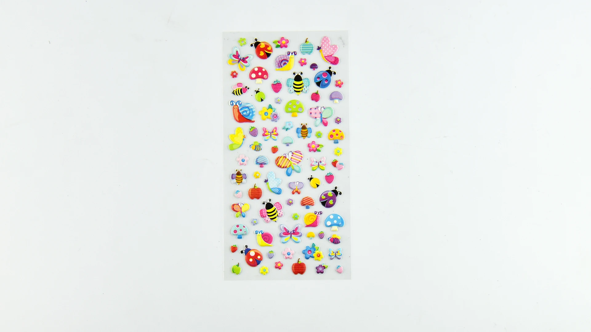 
Manufacturer Custom Design 3D Colorful Letter Puffy Sticker Sheet 