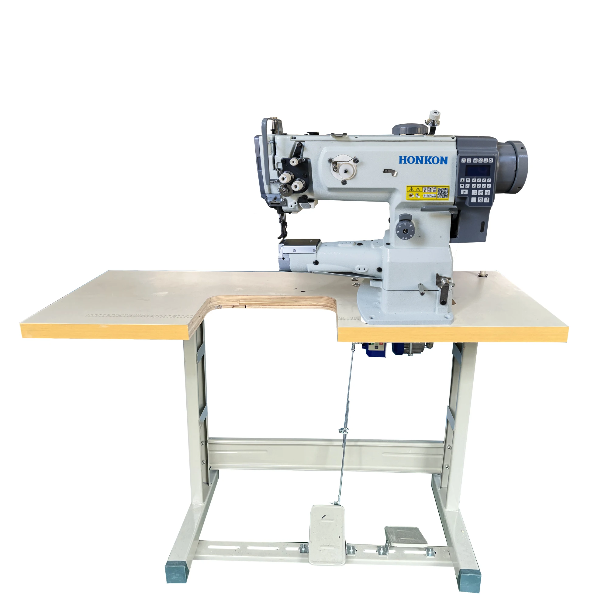 Fully automatic leather sewing machine HK-1341D-D3 Automatic thread cutting automatic lifting pressing foot