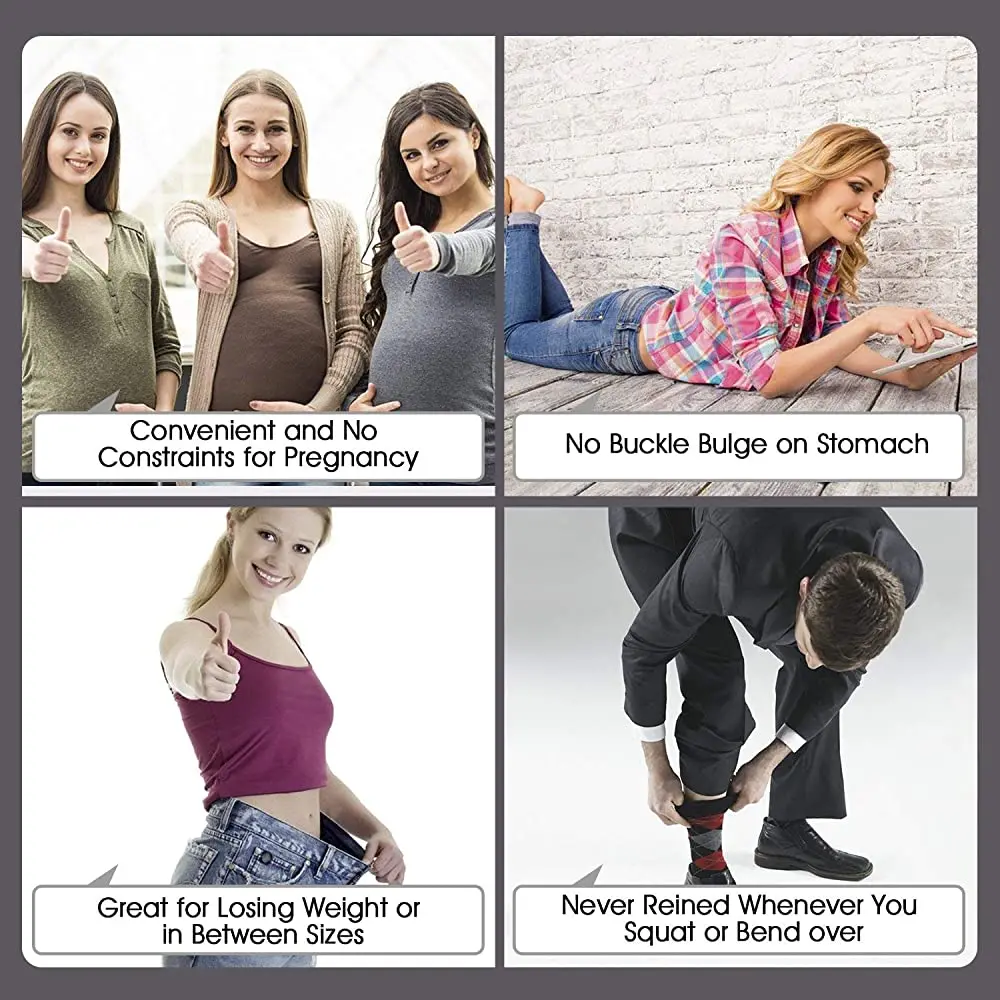 Ремень женский эластичный Alfa, невидимый эластичный пояс с пряжкой, для джинсов и штанов