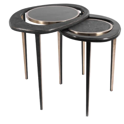 Indian Handcrafted Round Side Table Modern Style Living Room Furniture Luxury Side Table Supplier by India