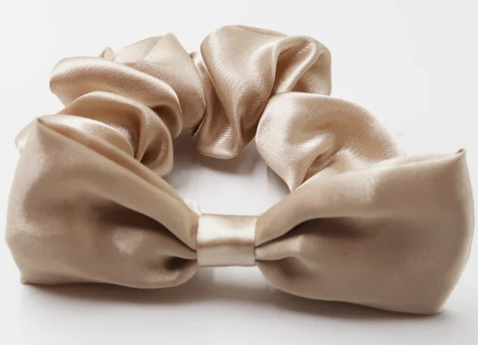 factory supply custom cute hair bow scrunchie for kids