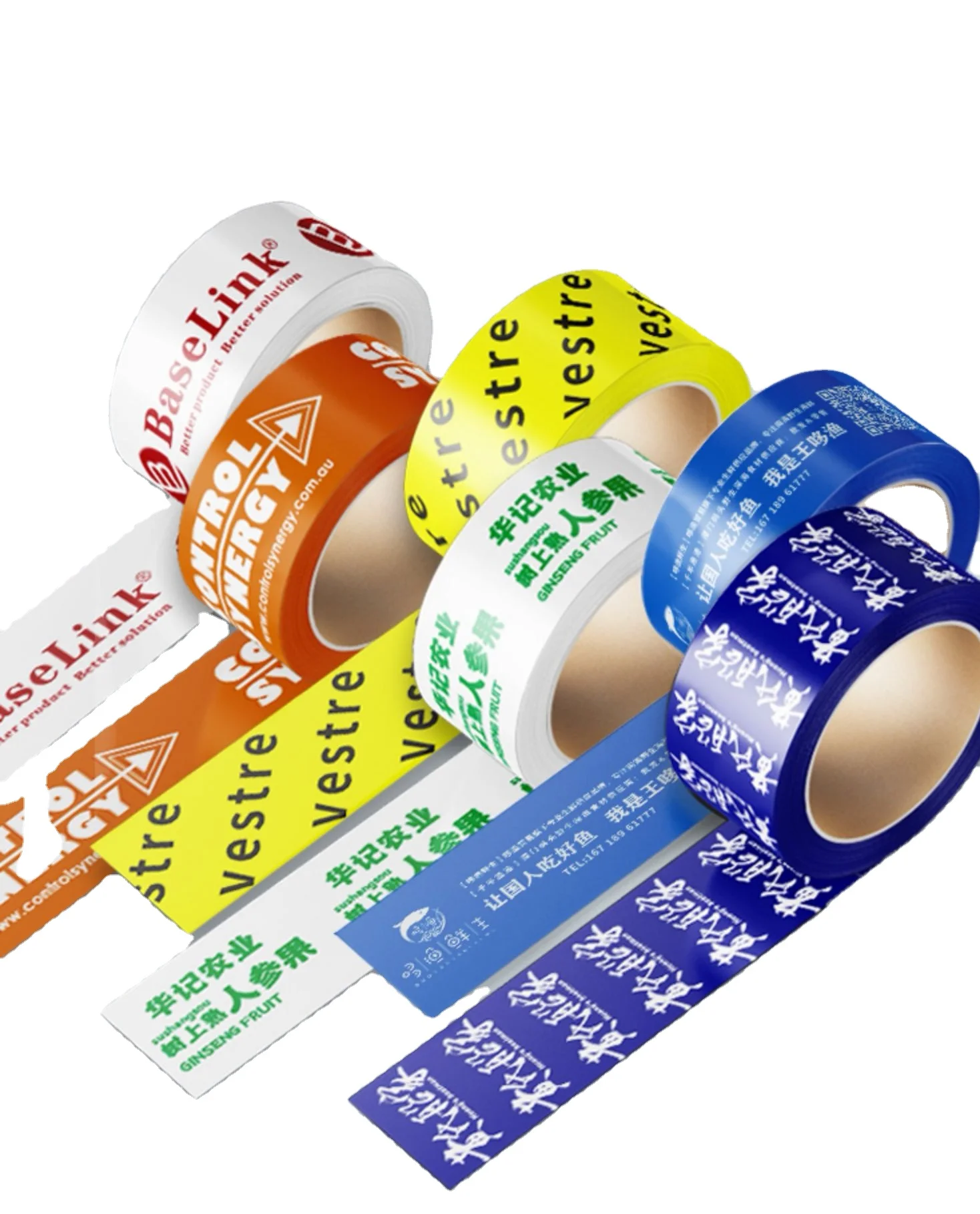Custom Packing Tape Print Your Own Logo Design Low Moq Clear Waterproof Tape Security For Warning Seal Packing Tape