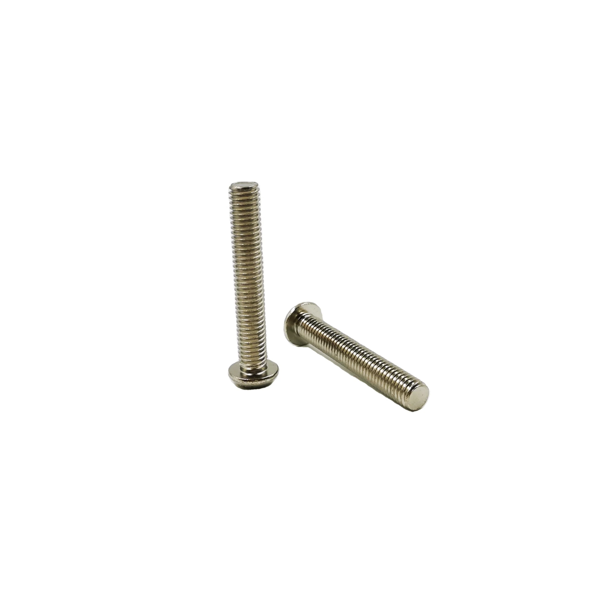 High quality ISO7380 stainless steel 304 316 hex socket pan head screw button head screw hex socket button head Screws M6