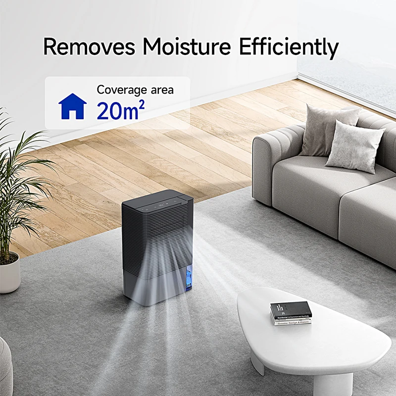 2500 ml Removeable Water Tank Electronic Low Noise Air Dryer Indoor Domestic Dehumidifiers