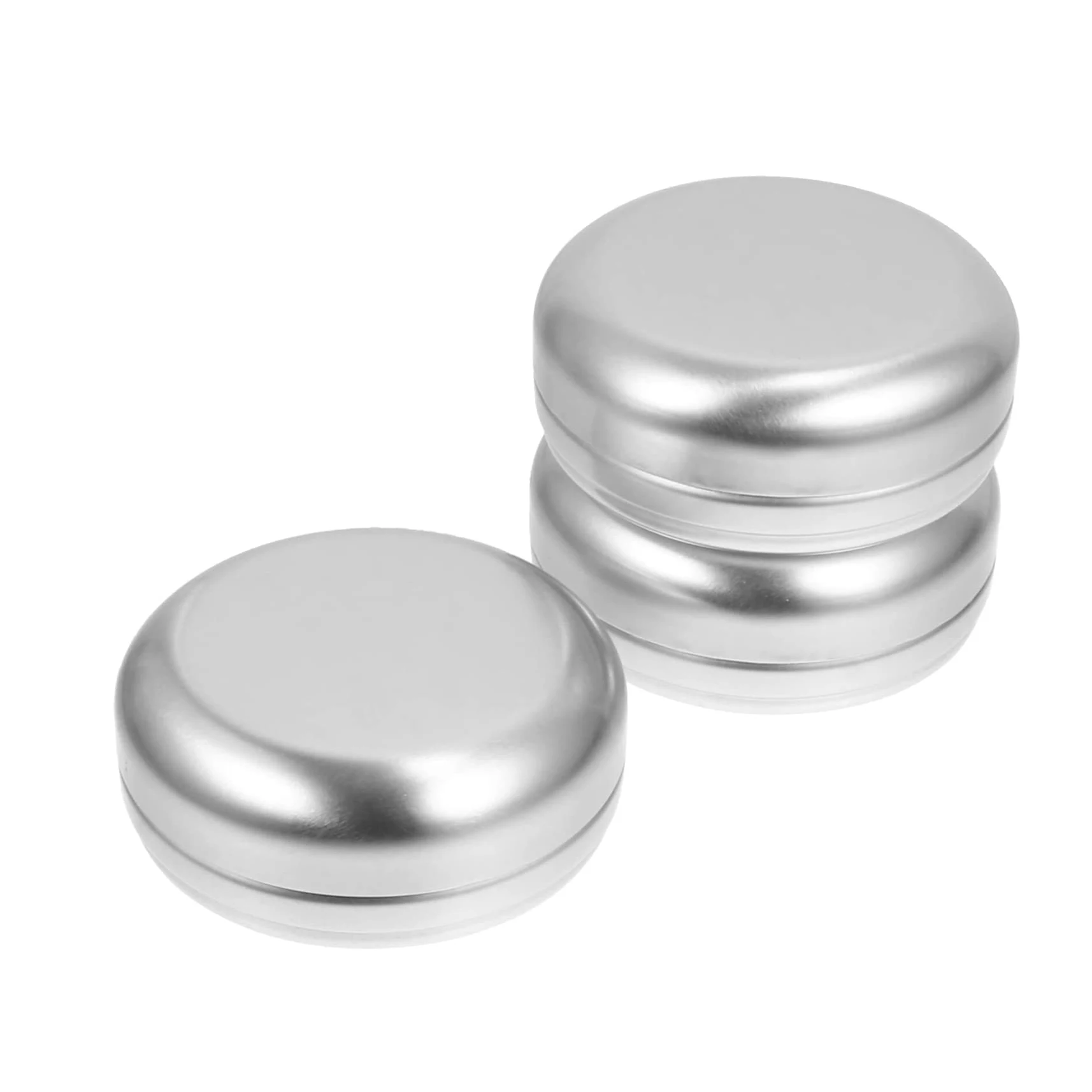 Custom Logo Round Shape Box For Olive Oil Metal Soap Salve Pill Tin Box Empty Metal Packaging Aluminum  Soap Box