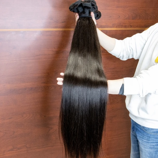 Wholesale 10a Grade Cuticle Aligned Vendors Raw Virgin Brazilian hair bundles Long 40 inch Body Wave Human Hair