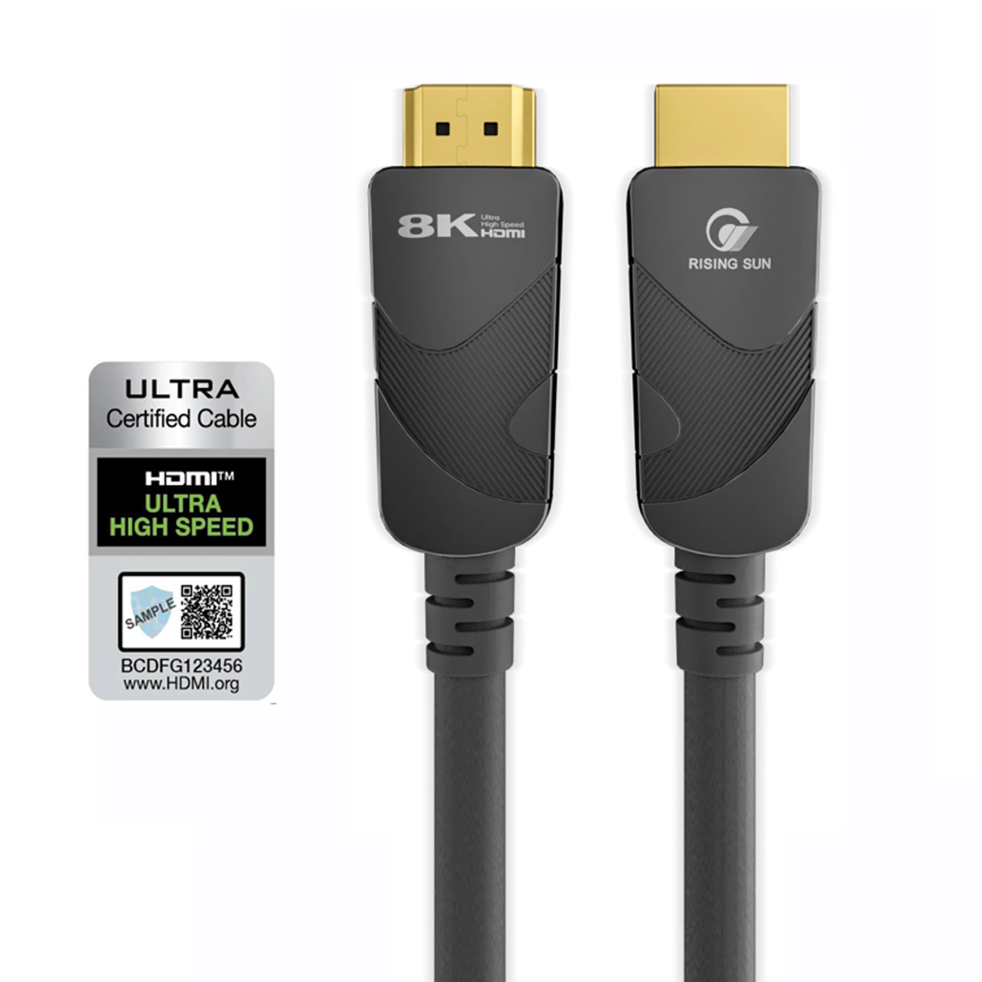 Образец восходящего солнца 7680p Ультра высокоскоростной кабель Hdmi 8K для Hd TV