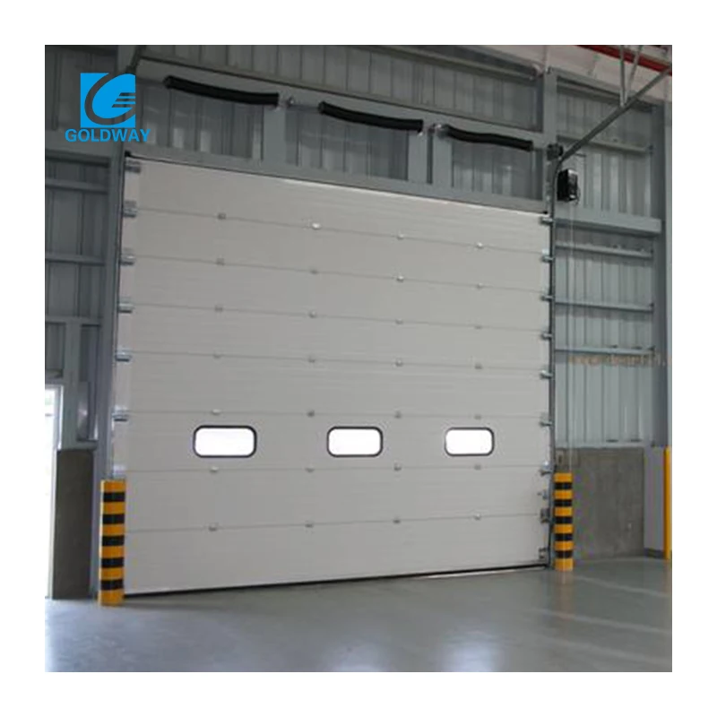 Factory Aluminum Alloy Steel Builder Industrial Lifting Door Workshop Vertical Electric Gate Industrial Overhead Sectional Door