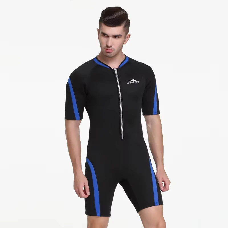 Factory wholesale custom Neoprene Surfing Diving suit Wetsuits Shorty Sleeves Wet Suit Men Diving Suit wetsuit
