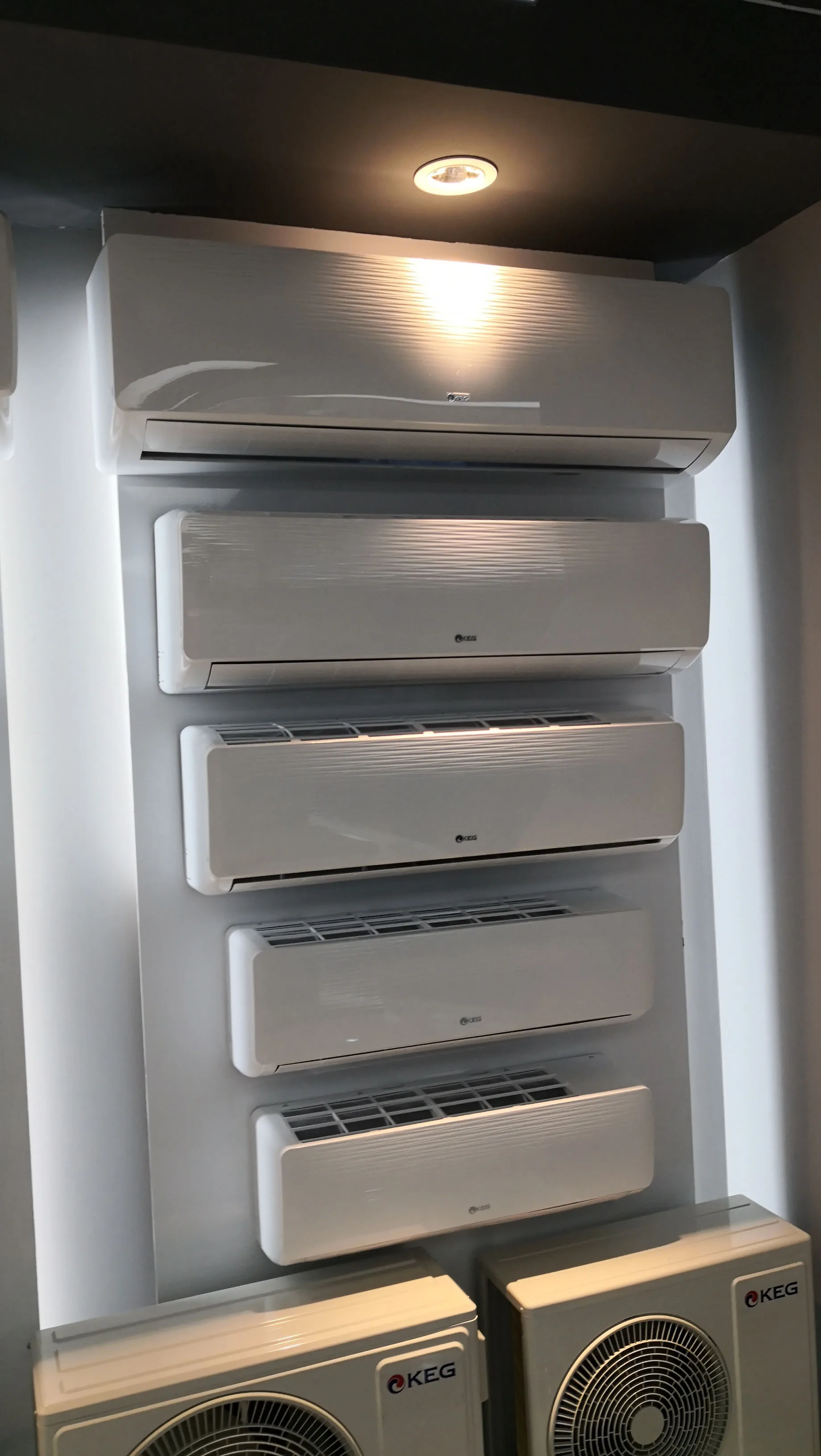 Профессиональный заводской кондиционер 9K-24K BTU HP с Wi-Fi управлением