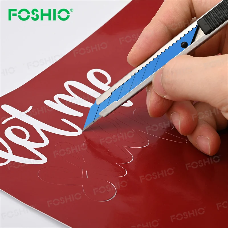 Foshio Customize 9Mm 30 Degree Paper Cutter Knife Vinyl Cutting Replaceable Blade Knife