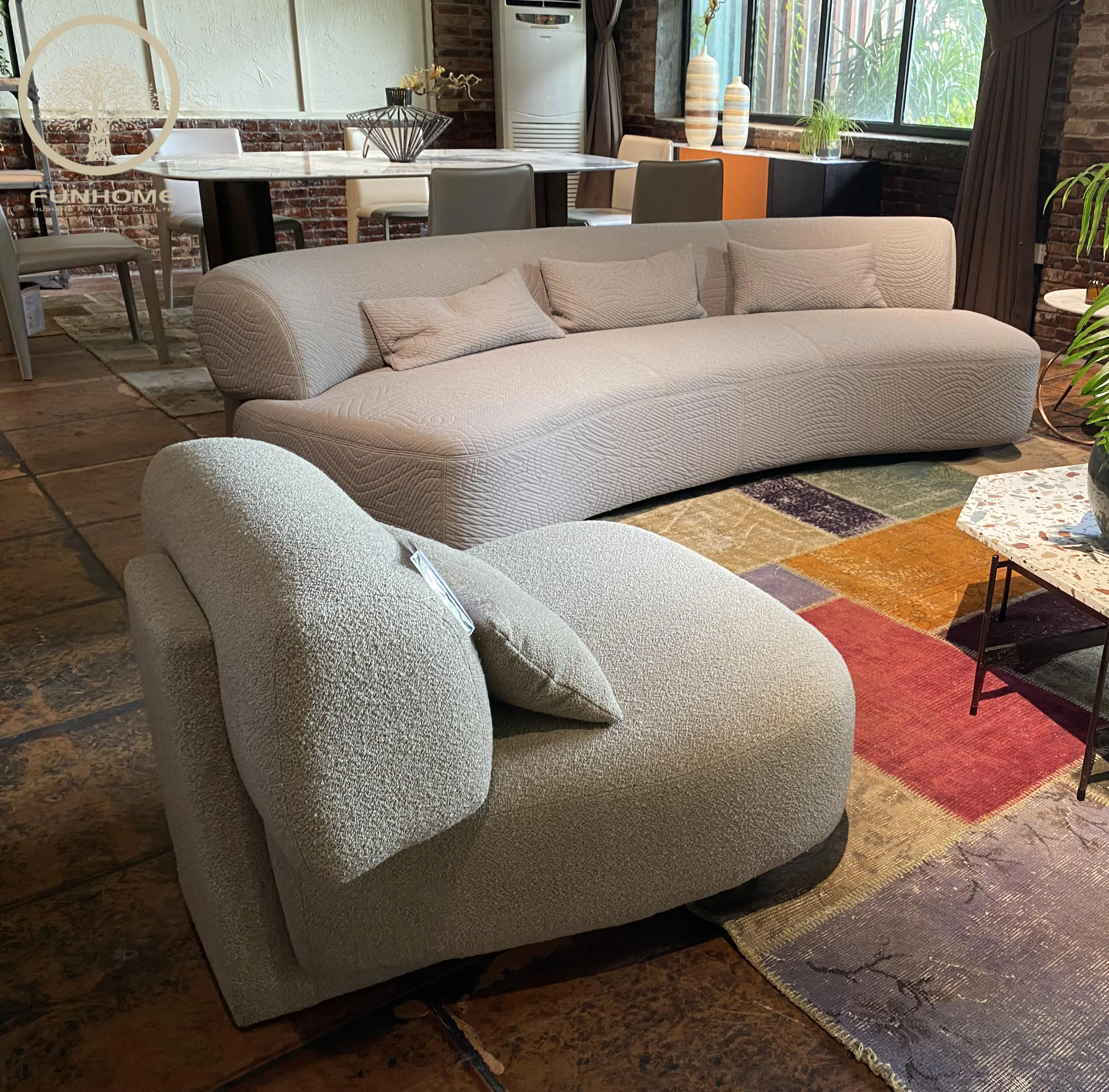 Luxury European Style Modular Sofa Set Modern Minimalist Velvet Tufted Corner with Reclining Feature Living Room Bedrooms Malls