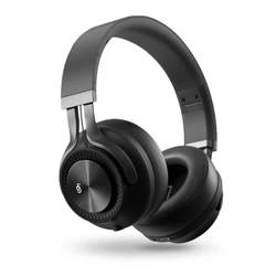 A01 ANC On The Ear Headphone For Studio Wireless Dj Headset Extra Bass Silent Disco Headphones Led Noise Cancellation
