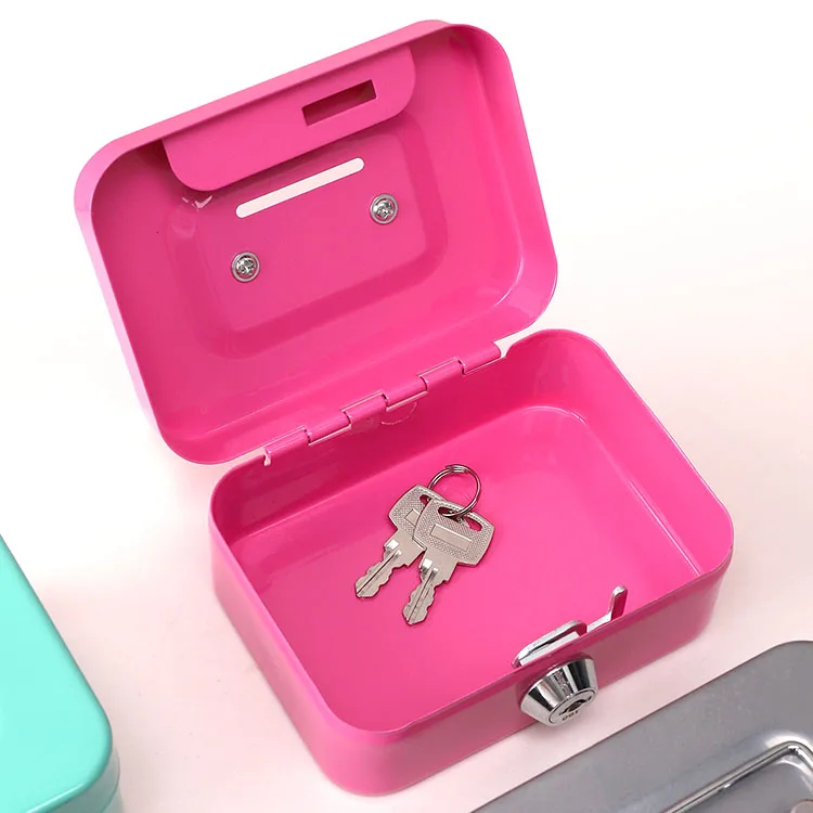 Custom Bulk Buy Money Box Colors Decorations For Home Money Saving Box  Handheld Metal Piggy Bank With Lock