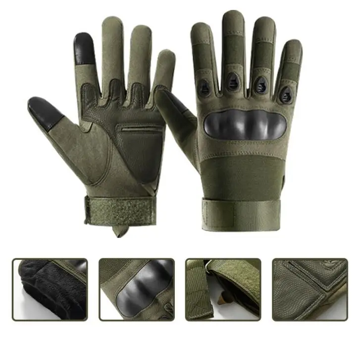 Customized  Protective Shock Training Cycling Gloves Full Finger Combat Tactical Gloves