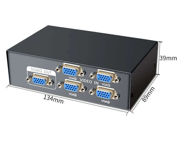 Factory wholesale 4 in 1 Out Laptop VGA Video Switcher For PS 3 4