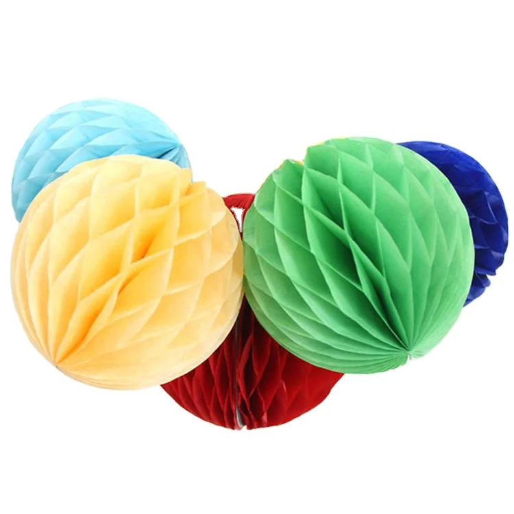 6 дюймов декоративный бумажный тканевый фонарь соты Цветочные шары пастельных тонов праздничная одежда для свадьбы дня рождения украшения