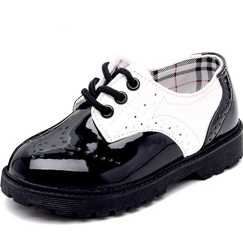 
Kids Classic Lace Up Unisex Performance School Shoes Hot Selling Fancy Children Dress Shoes 