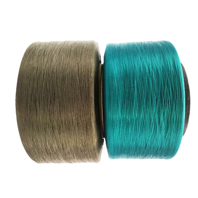 100% High Tenacity Polypropylene Filament Yarn colorful 600D pp yarn for outdoor fabric