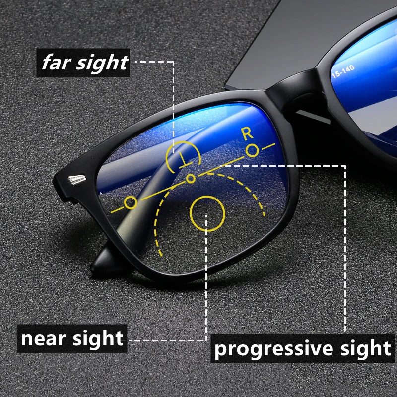 black transparent pink anti blue light 2023 gafas de lectura al por mayor 2022 man female multifocal progressive reading glasses