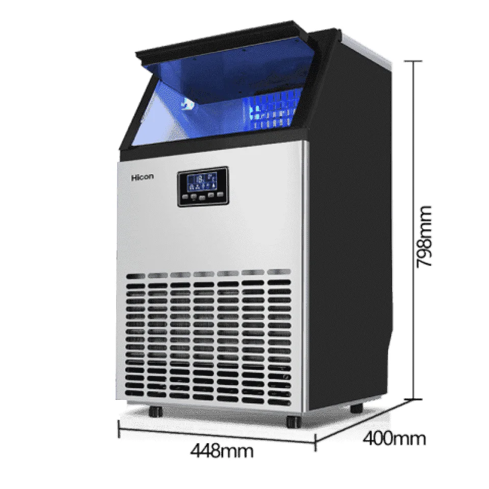 Factory Price OEM Big Capacity Commercial Fully Automatic Ice Cube Machine For Coffee Shops