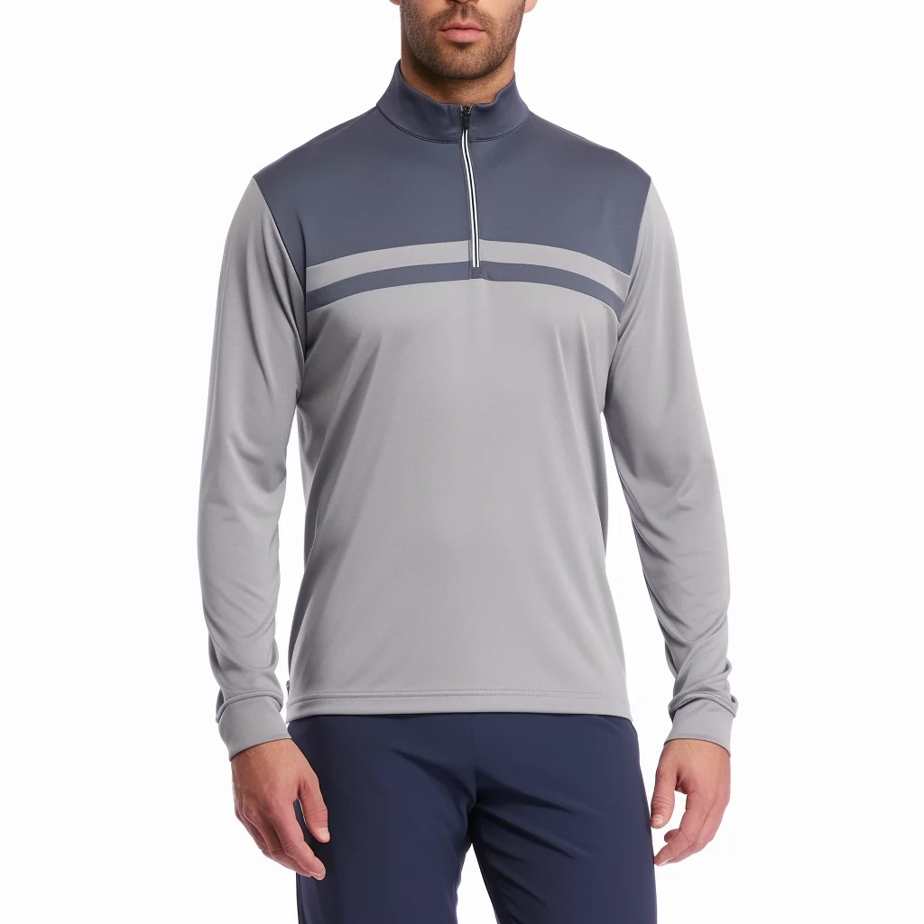 2023 Custom High Quality Golf Clothing Men Half Zip 1/4 Zip Quarter 1/4 Zip Pullover