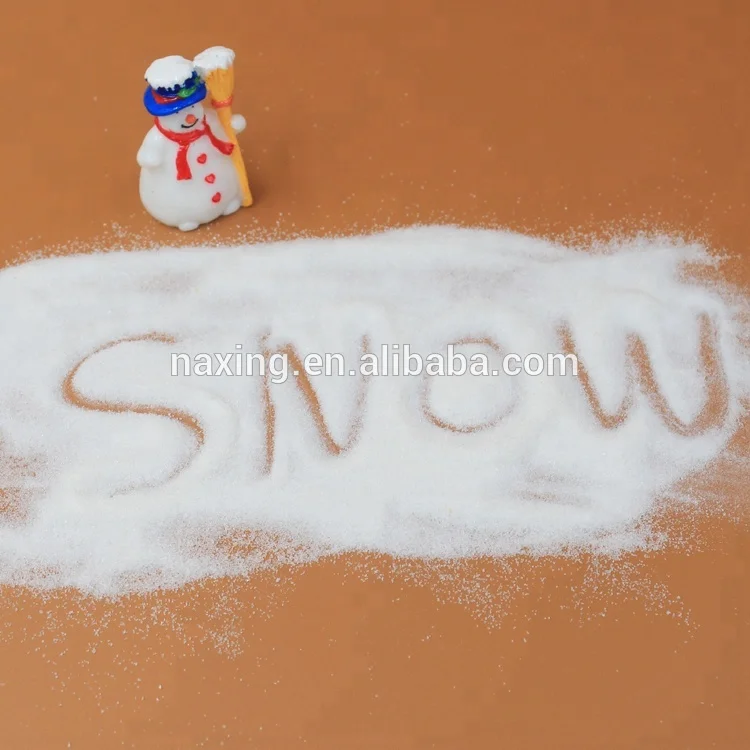 Manufacturer Instant Snow Powder Artifical Snow Fak e Snow For Indoor Decoration