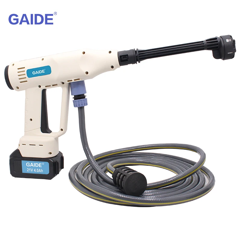 GAIDE Customized Brushless 21v Battery Power rechargeable car washer