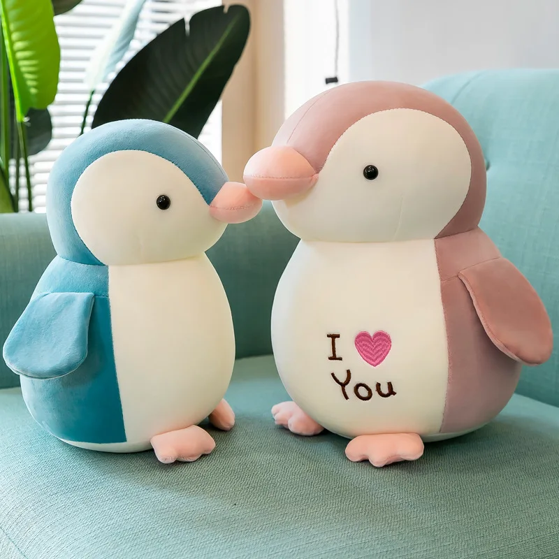 Wholesale Stuffed Cartoon Animal Doll Soft Fat Penguin Plush Toys Baby Penguin Plush Toy
