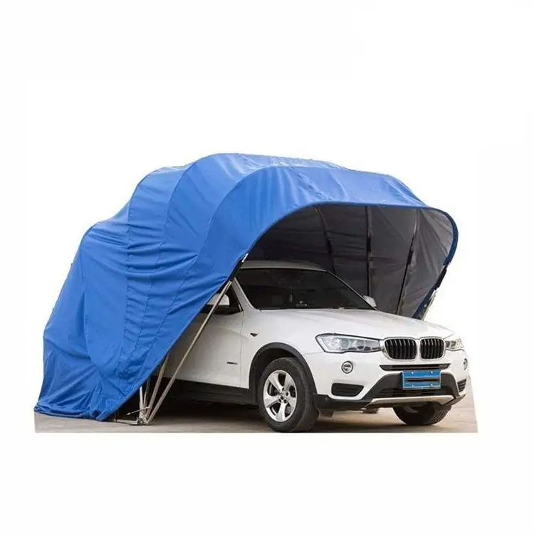 New Portable Manual Waterproof Car House Shed Foldable Shelter Carport Parking Canopy Galvanized Steel Retractable Garage