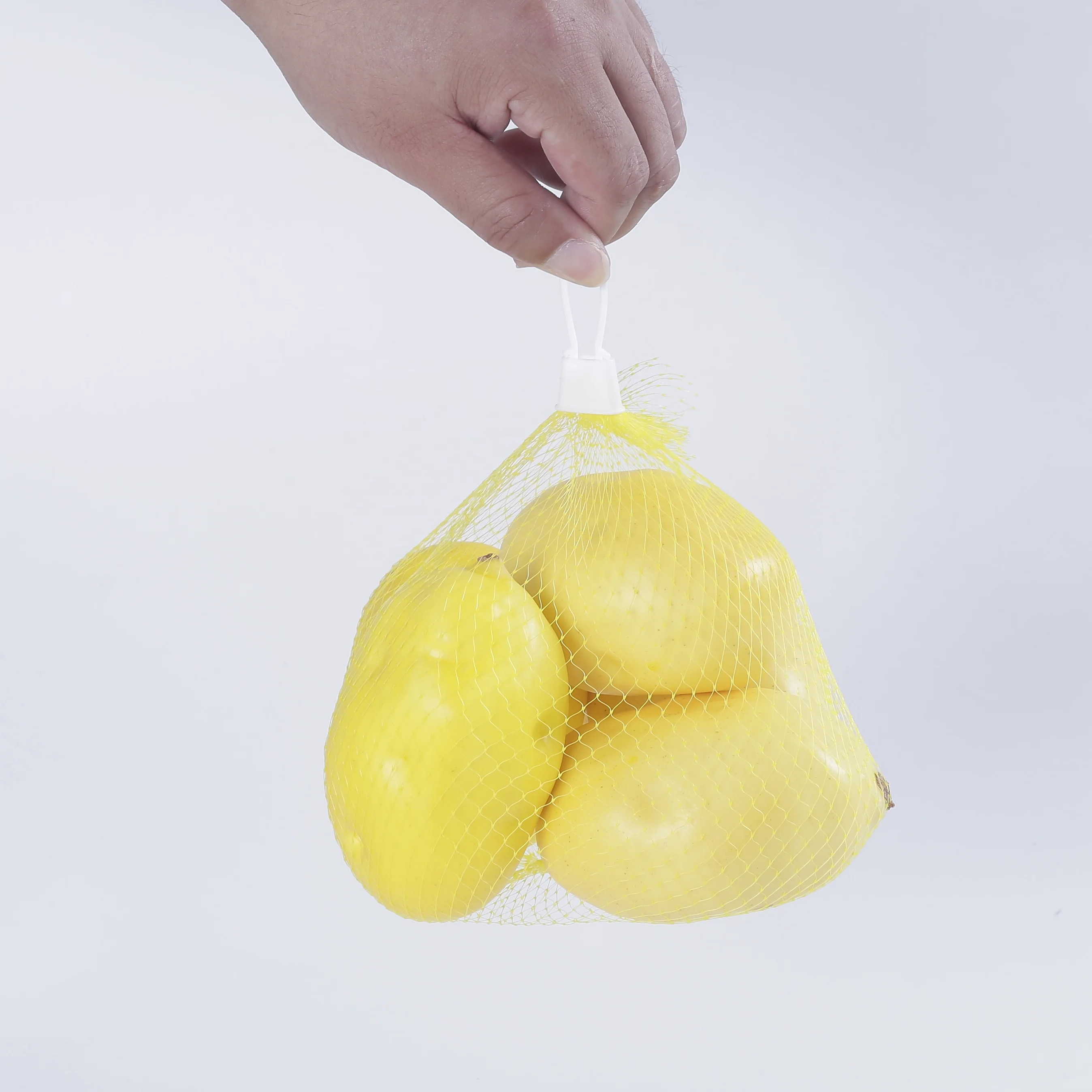 Factory Wholesale Small Mesh Onion Garlic Potato Vegetable Packaging Tubular Net Bags For Supermarket Use