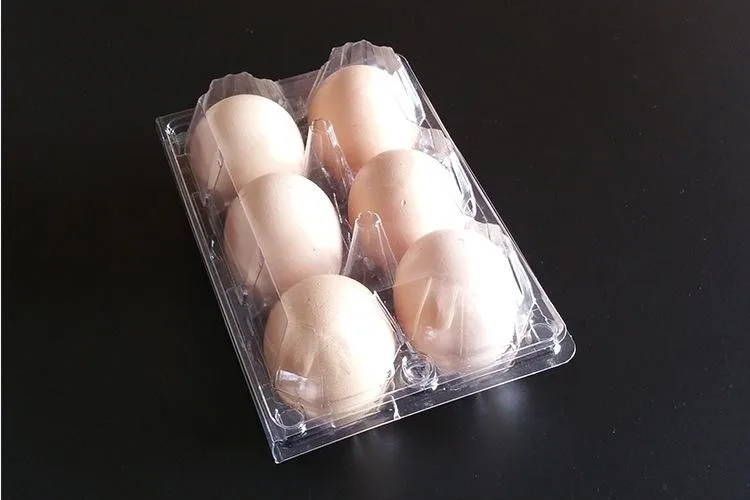 Wholesale Clear Pet 12 Eggs Plastic Tray