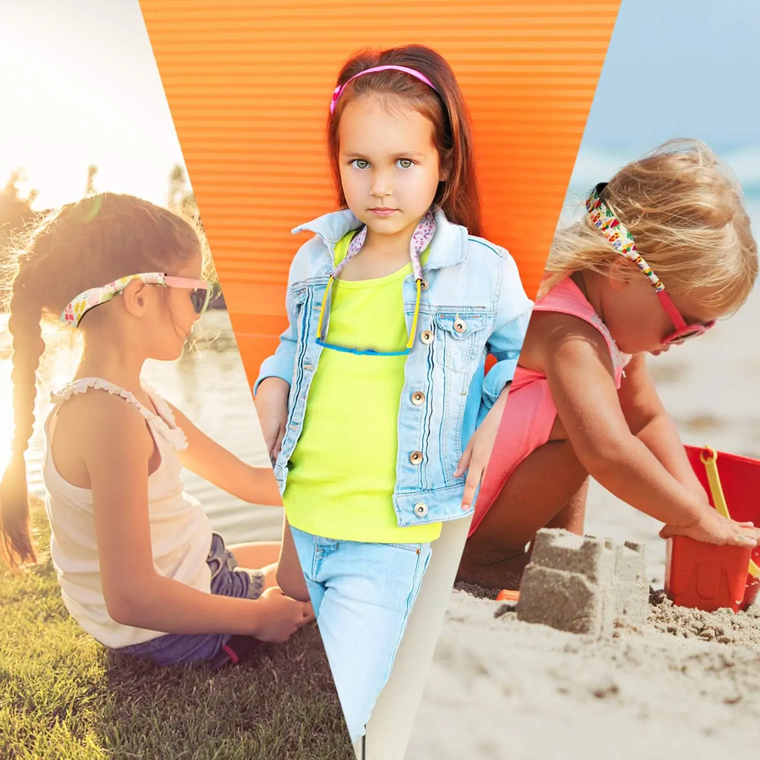 Custom Design Kids Eyewear Retainer, Eyeglasses & Sunglasses Strap for Kids, Floating Sunglass Lanyard for Kids