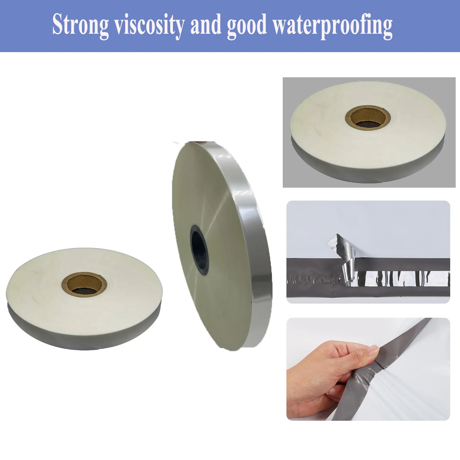 19/15mic  2cm Silicone Coated Courier Bag Pet Transparency Film Aluminized  Release Film For Express Bag