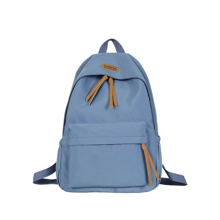 Stock Available Schoolbag Male College Students Fashion Trend Simple Plush Backpacks Female Leisure Computer Children Backpack