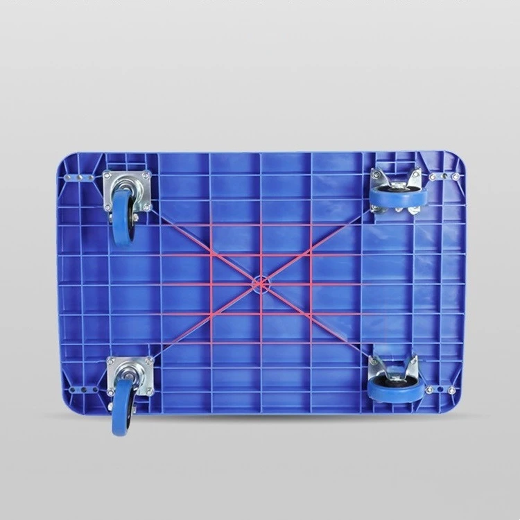 CMCL blue platform trolley 300kg industrial trolley hand carts trolleys