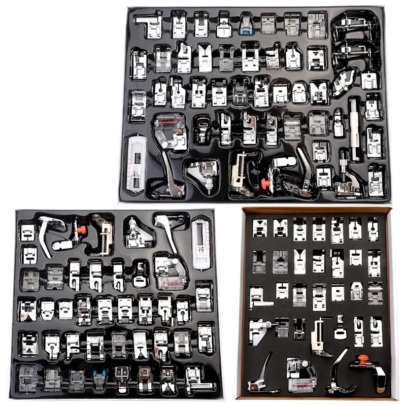 Многофункциональные аксессуары для шитья, прижимная лапка в твердой обложке, набор прижимных лапок для бытовой швейной машины